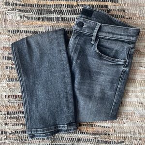 MOTHER  the midrise dazzler ankle in open later